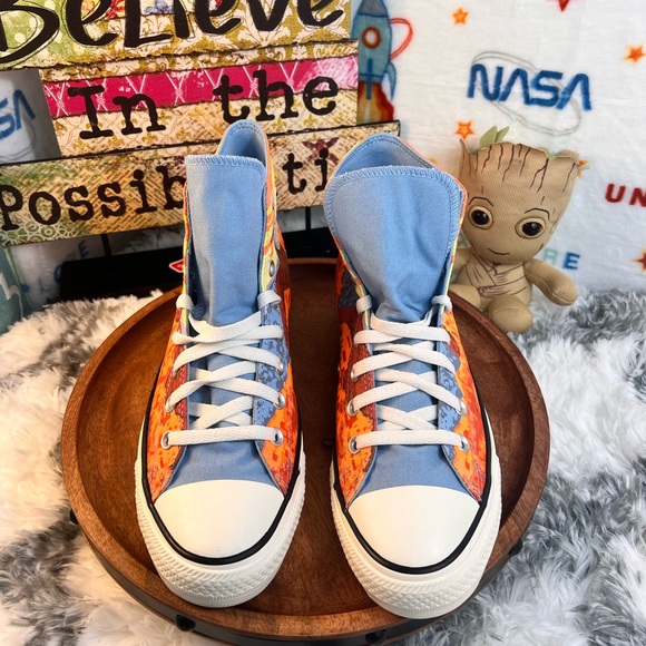 CONVERSE CTAS HI MAGMA ORANGE WOMEN - Picture 8 of 11